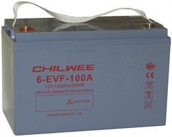 Chilwee 6-EVF-100A - Тяговый аккумулятор, GEL - фото 15921