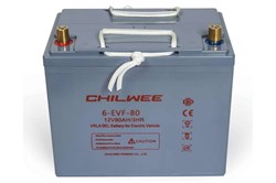 Chilwee 6-EVF-80 - Тяговый аккумулятор, GEL - фото 22818