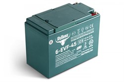 RuTrike 6-EVF-45 (12V45A/H C3) - гелевый тяговый аккумулятор - фото 23897