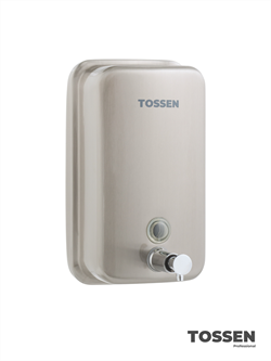 TOSSEN MN -1000 M (Steel Line) - механический диспенсер жидкого мыла 211056 - фото 33876