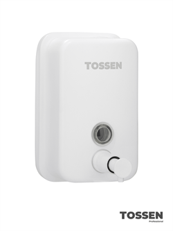 TOSSEN MN-500 MW - механический диспенсер жидкого мыла (коллекция "Белая сталь") 211061 - фото 34493
