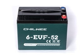 Chilwee 6-EVF-52- Тяговый аккумулятор, GEL