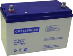 Challenger EV12-110- гелевый тяговый аккумулятор, 12 В