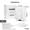 TOSSEN LS 2102 MW - сушилка для рук (коллекция «Классический белый») 300047 - фото 34918
